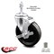 Service Caster 5 Inch Phenolic Wheel Swivel 3/8 Inch Threaded Stem Caster with Brake SCC SCC-TS20S514-PHR-TLB-381615 - alternate 3